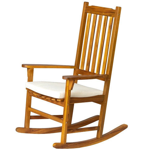 Garden acacia wood rocking - wood,