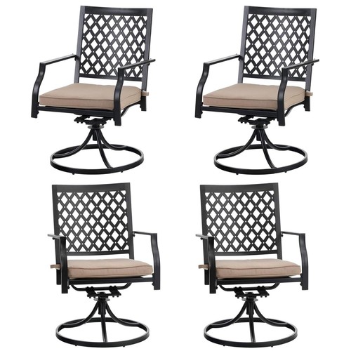 Patio chairs set outdoor - 4,