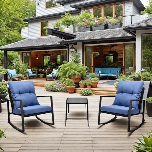 Pcs patio bistro set outdoor - set,