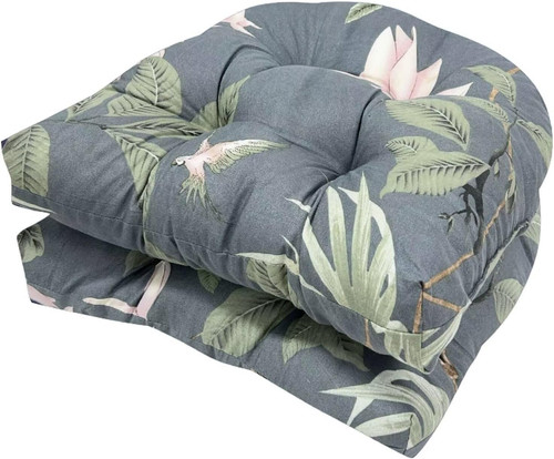 Grey green wicker chair - green,