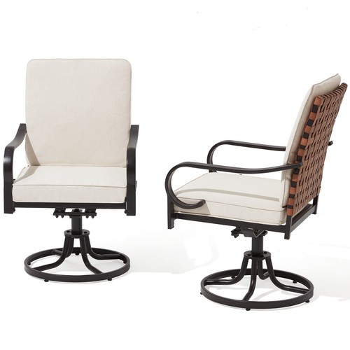 Set swivel patio dining - of,