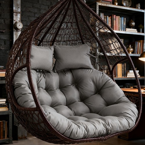 Egg chair cushion - cushion, double