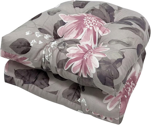 Pink grey wicker - pink, seat