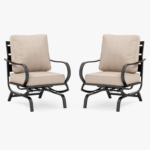 Patio dining chair set 2 - dining,